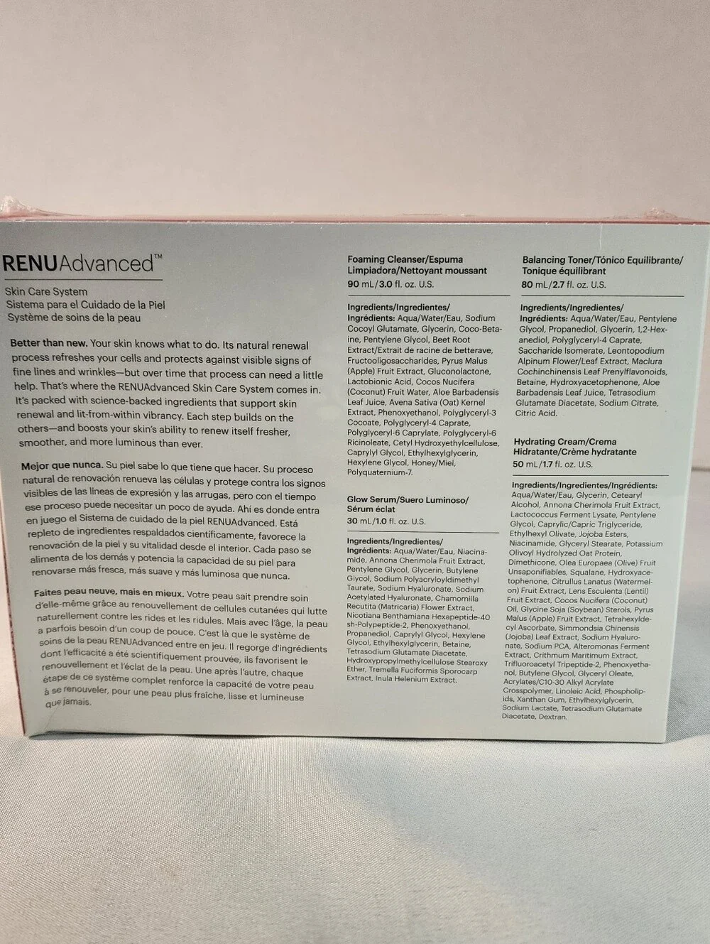 ASEA RENUAdvanced Hydrating Skin Care System - expires 05/27 Lot# K131025-4